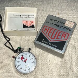 Vintage Heuer Ref.8037 Trackmaster 1/5 Stopwatch
